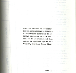 1974-MAR Speech of the Mongolian representative - Spanish