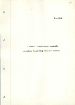 1974_MAR Speech concerning Maoist diversion in Mongolia - Polish