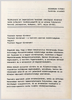 1977_MAY Speech of the GDR representative Werner Irmler - Hungarian