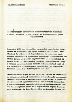 1977_MAY Speech of the Hungarian representative Lajos Karasz - Hungarian