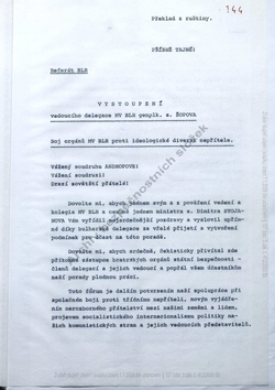 1980_APR Speech of the Bulgarian representative - Czech