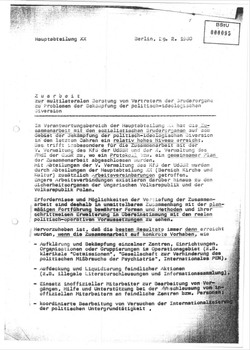 1980_FEB_29 Preliminary paper prepared in Hauptabteilung XX MfS - German