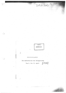 1980_APR Program of the conference - German