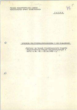 1983 Speech of the Polish representative - Polish