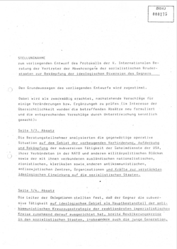 1986_OCT MfS position concerning draft protocol of the conference proceedings - German