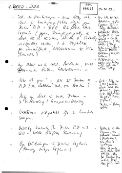 1986_OCT_14 Handwritten notes concerning bilateral meeting of Soviet and GDR representations - German