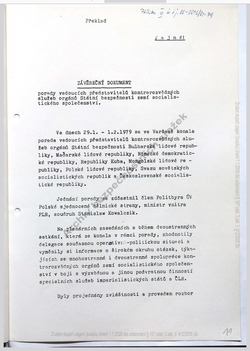 1979_FEB_1 Closing document of the conference - Czech