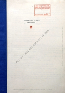1975_MAR List of attendees and organisational schedule - Czech