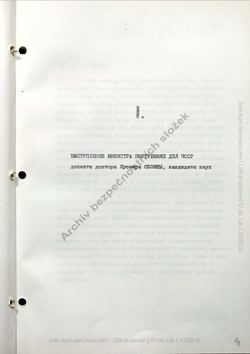 1975_MAR_17 Introductory speech of the Czechoslovak minister of the internal affairs Jaromir Obzina - Russian