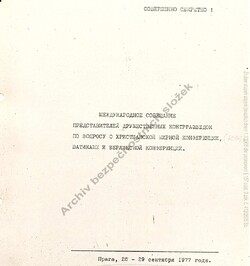 1977-SEP Front page and list of speeches - Russian