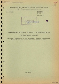Speech by the representative of the Czechoslovak delegation - Russian