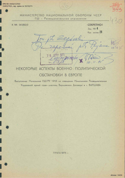 Speech by the representative of the Czechoslovak delegation - Russian
