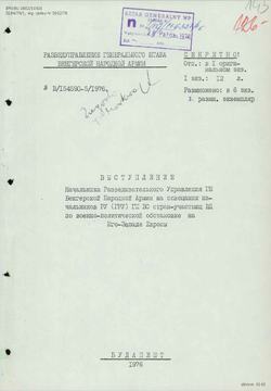 Speech by the representative of the Hungarian delegation - Russian