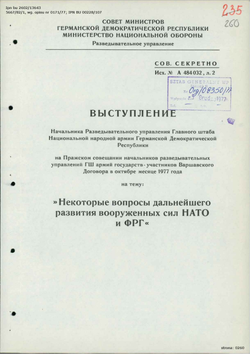 Speech by the representative of the GDR delegation - Russian