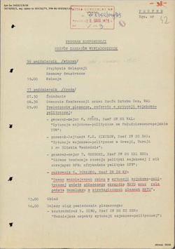 Protocol of the October 16–20, 1979, Budapest Conference of the Chiefs of Military Intelligence of the Warsaw Pact States - Russian