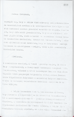 1972_OCT_23 Introductory speech of the Bulgarian minister of internal affairs Angel Canev - Hungarian