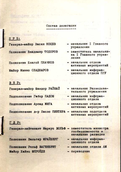 1974 List of participants and program of the conference - Russian