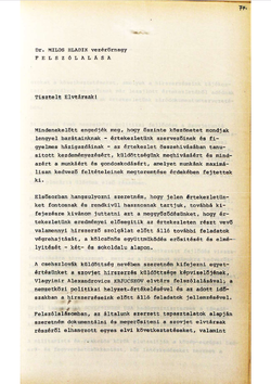 1974_DEC Speech of the Czechoslovak representative Míloš Hladík - Hungarian